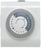 GE 15075 24 Hour 2 Outlet Indoor Heavy Duty On/Off Timer, White