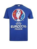 EURO 16 Camiseta Manga Corta Tournament (Azul Royal)