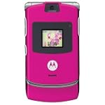 Motorola RAZR V3 Unlocked Phone with Camera, and Video Player--International Version with No Warranty (Magenta Pink)