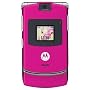 Motorola RAZR V3 Unlocked Phone with Camera, and Video Player--International Version with No Warranty (Magenta Pink)