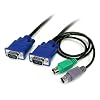 StarTech.com 6 Feet 3-in-1 Ultra Thin PS/2 KVM Cable (SVECON6)