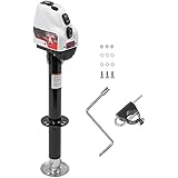 Bulldog 500200 Powered Drive A-Frame Tongue Jack with Spring Loaded Pull Pin - 4000 lb. Capacity (White Cover)