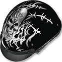 Vega XTA Barbed Skull Graphic Large Half Helmet