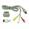 Original Nintendo Wii AV TV YUV Video Kabel Fernseherkabel mit Scart Adapter 3-CINCH