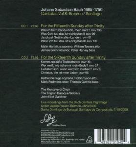 Cover image : Bach Cantatas, Vol. 8: Bremen, Santiago