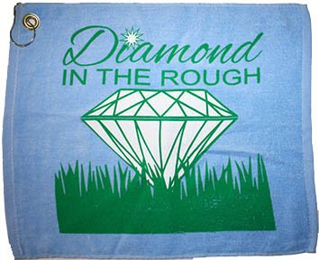 Giggle Golf Diamond In The Rough Golf Towel