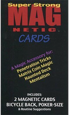 Magnetic Cards (2 pack/Red & Blue) by Chazpro Magic - Trick