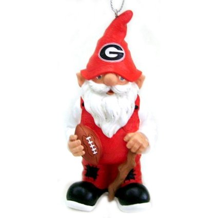 Georgia Bulldogs NCAA Gnome Christmas Ornament