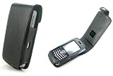 PREMIUM MELROSE LEATHER CASE with COVER for RIM BLACKBERRY 8100 PEARL (Choose from Pink, Black)