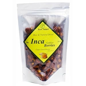 Rich Nature Organic Incan Golden Berries 5.5 (160 gram) Vitamin A Super Fruit