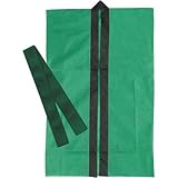 アーテック ロングハッピ不織布 緑 S(ハチマキ付) 001170