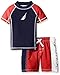 Nautica Boys' Classic Rashguard Swim Set