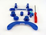 Xbox 360 Controller Custom Mod Kit - BLUE - Thumbsticks, Dpad, RB LB, ABXY, Trim, Triggers, Guide, T8 Security Driver