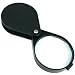 SE Folding Pocket Magnifier, 6X 2.5" Glass Lens