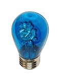 2 Watt LED S14 Blue Lamp