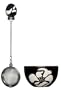 Sagaform Flora Tea Ball Set, Black, Set of Two