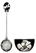 Sagaform Flora Tea Ball Set, Black, Set of Two