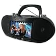 Magnasonic MAG-MDVD500 Portable CD/DVD Player Boombox with 7" Widescreen LCD, AM/FM Radio, & MP3/WMA/MPEG4 Playback