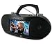 Magnasonic MDVD500 Portable CD/DVD Player Boombox with 7 -Inch Widescreen LCD, AM/FM Radio, Karaoke Function and MP3/WMA/MPEG4 Playback (Black)