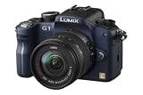 Panasonic – Lumix DMC-G1K Kit Standard – Appareil photo Reflex numérique 12,1 Mpixels + Objectif 14-45mm + Objectif 45-200 F4.0-5.6 – Bleu