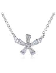Betsey Johnson "Precious Luxuries" Crystal Flower Pendant Necklace, 18"