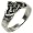Celtic Irish Friendship / Love Claddagh - Sterling Silver Ring Size 6