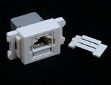 LANモジュラージャック CAT6・埋込型 5個セットの画像
