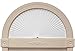 Original Arch Light Filtering Fabric Shade, White, 72â€ x 36â€