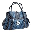 Star by Julien Macdonald-Blue faux snake grab bag