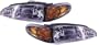 1997-2002 (1998 1999 2000 2001 97 98 99 00 01 02) Ford Escort Headlight Assembly - (excluding coupe ZX2) - One Pair (Both Driver and Passenger Sides) - DOT Certified Headlamp