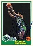 Rolando Blackman Autographed/Hand Signed Basketball Card (Dallas Mavericks) 1993 Topps Archives #14