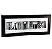 Creative Letter Art Personalized Name in Black and White Architecture From Original Alphabet Photograph Letters for Personalized Gift, Anniversary, Baby Name (Black Frame)