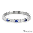 NOMINATION ITALY Made in Italy Wonderful Bracelet With Genuine Lapis lazulis Well Made in Stainless steel. Total item weight 13.0g Length 7in