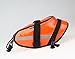 Leisure Realm Bright and Colorful Orange Bike Seat Bag or Tail Pouch from (Orange)