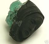 31.64cts Magnificent! Natural Colombian Emerald Carving~ Womans Face