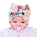 Baby Hats,Canserin Newborn Hospital Bowknot Flower Hat (Pink)