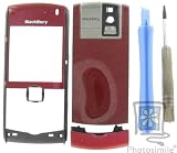 red un-branded original Blackberry pearl 8100 gsm full housing