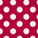 16 Count Red Polka Dot Luncheon Napkins