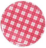 Precidio, Inc. Cherry Pie Cherry Pie Gingham Melamine Salad Plate 8
