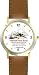 Habit 7 - Renew the Soul (English Text) - DELUXE TWO-TONE WATCH from THE 7 HABITS - WATCH COLLECTION BY WATCHBUDDY&reg; - Arabic Numbers - Brown Leather Strap-Size-Children's Size-Small ( Boy's Size & Girl's Size )