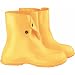 ONGUARD 88020 Heavy Flex-O-Thane/PVC Men's OverShoe with 4-Way Cleated Outsole, 10" Height, Yellow, Size X-Small
