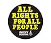 All Rights for All People Official AGM 2010 Pin_yellow