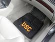 Southern California Trojans 24" x 18" Heavy Duty 2-Piece Vinyl Car Mats Heavy Duty Vinyl 2 Pc Car Floor Mat