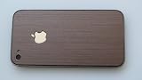 Apple Iphone 4 Rose Gold/ Copper (Metal Series) Full Body Skin(DECAL) Kit