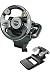 Video Games : Saitek R440 Force Feedback PC Racing Wheel and Pedals