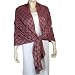 Indian Red Pashmina Scarves Cashmere for Women, Crafted in India
