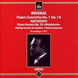 cover of Brahms - Piano Concerto No. 1 Op. 15 / Beethoven - Piano Sonata Op. 53 