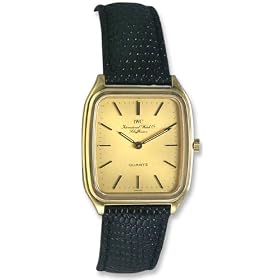 Click here to buy IWC Schaffhausen 18k Gold Mens Vintage Strap Watch IWS00750 by IWC Schaffhausen.