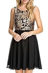 Sequined Stretchy Ruched Floral Print Cocktail Summer Skater Dress/Party Dress 