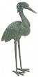 Achla Model HSB-01 31.5-Inch Aluminum Heron Statue, Verdigris